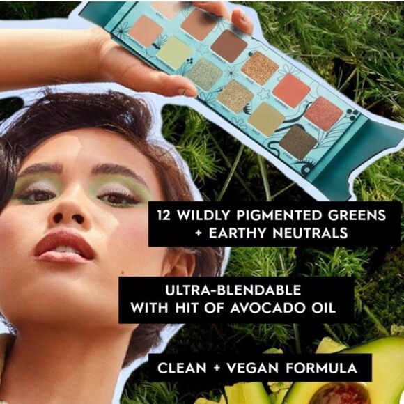 Urban Decay WILD GREENS EYESHADOW PALETTE intense pigment w/earth toned neutrals - Picture 6 of 9